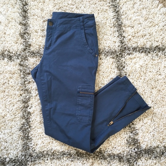 Athleta Pants - Athleta Blue Skinny Cargo Pants